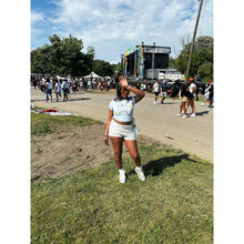 Load image into Gallery viewer, Silver Sequin Shorts
